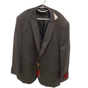 Mantoni Milan Italy Virgin 100% Wool Sports Jacket Mens Size 50R Gray NWT